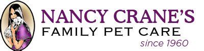 Nancy Crane Family Pet Care Services Nancy Crane Family Pet Care Services