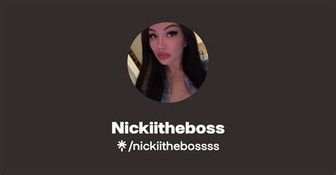 Nickiitheboss Sex Onlyfans