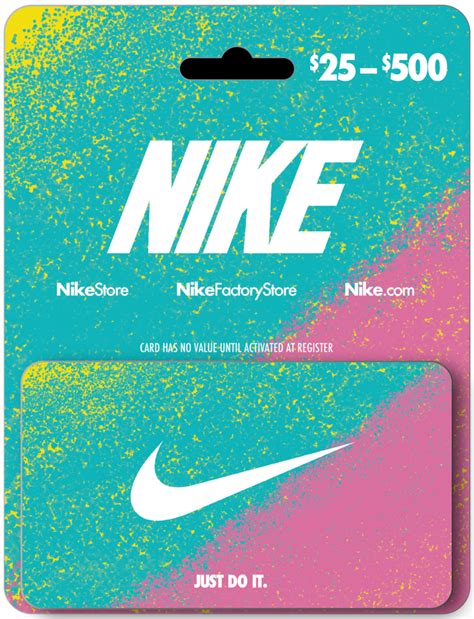 Nike Printable Gift Card