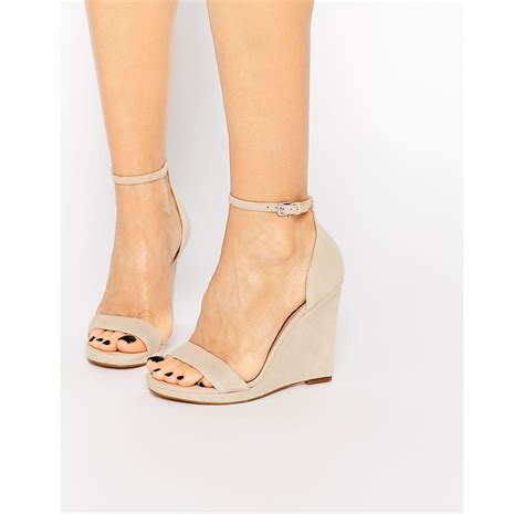 Nude Wedge Sandals