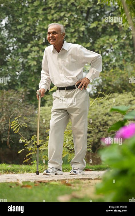 Old Man On Cane