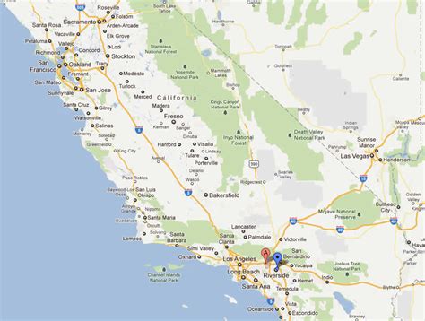 Ontario California Map