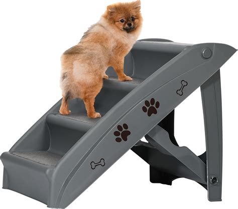 Pet Stairs For Small Dogs And Cats 4 Step Portable Folding Dog Steps Pet Stairs For Small Dogs And Cats 4 Step Portable Folding Dog Steps