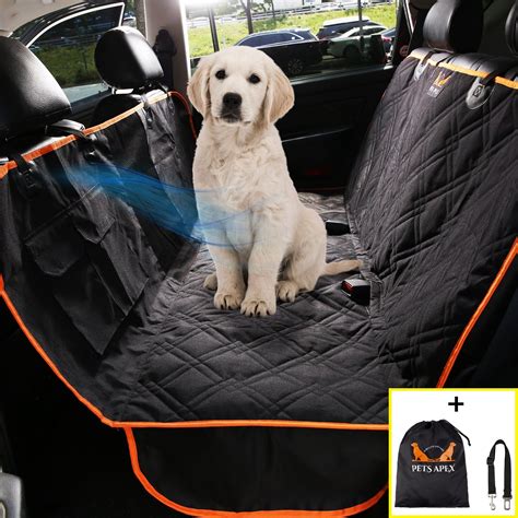 Pets Apex Dog Car Seat Covers Black Durable Heavy Duty Bench Seats Pets Apex Dog Car Seat Covers Black Durable Heavy Duty Bench Seats