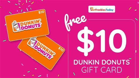 Printable Dunkin Donuts Gift Card Printable Dunkin Donuts Gift Card
