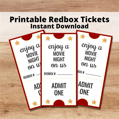 Printable Redbox Certificate Redbox Gift Card Teacher Appreciation Printable Redbox Certificate Redbox Gift Card Teacher Appreciation
