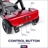 Rubicon Fx07 Automatic Foldable Mobility Scooter Rubicon Fx07 Automatic Foldable Mobility Scooter