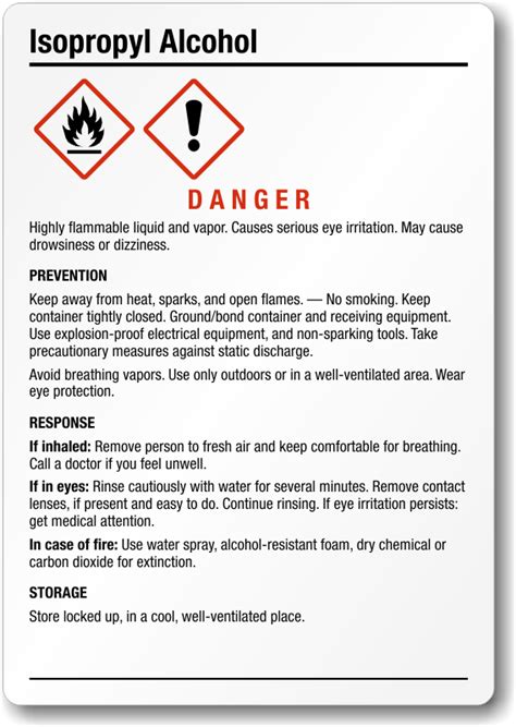Sds For Alcohol