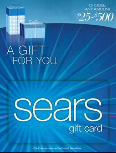 Check Sears Gift Card Amount Check Sears Gift Card Amount