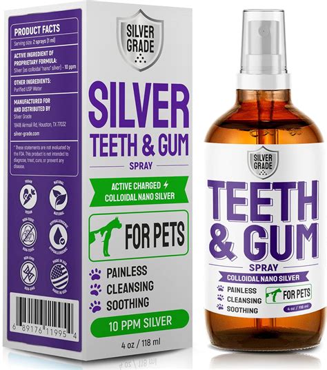 Silver Grade Teeth Amp Gum Spray For Dogs And Cats Dental Formula For Dog Silver Grade Teeth Amp Gum Spray For Dogs And Cats Dental Formula For Dog