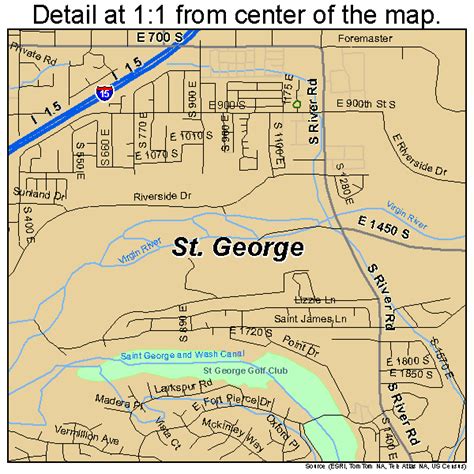 St George Utah Street Map 4965330 St George Utah Street Map 4965330