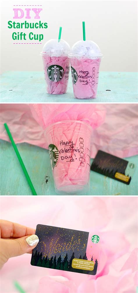 Starbucks Cup Gift Card Holder For Valentine S Day Starbucks Gift Starbucks Cup Gift Card Holder For Valentine S Day Starbucks Gift