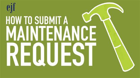 Submit A Maintenance Request