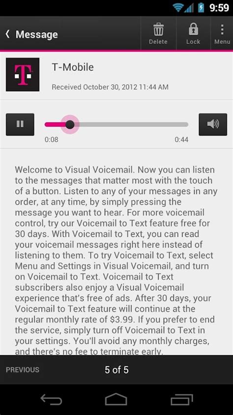 T Mobile Visual Voicemail Apps On Google Play T Mobile Visual Voicemail Apps On Google Play