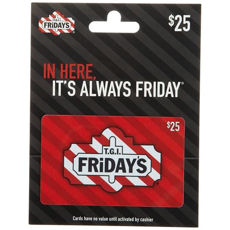 Tgi Fridays Gift Card 25 Tgi Fridays Friday Gifts Gift Cards Ebay Tgi Fridays Gift Card 25 Tgi Fridays Friday Gifts Gift Cards Ebay