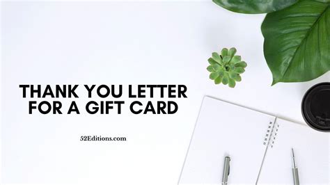 Thank You for Gift Card
