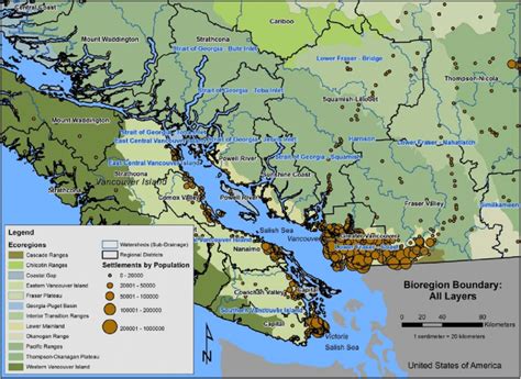 The Southwest British Columbia Swbc Bioregion Layers Composite Map The Southwest British Columbia Swbc Bioregion Layers Composite Map