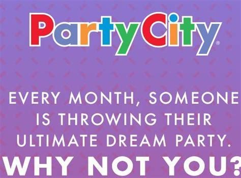 Throw Your Ultimate Dream Party Sweepstakes Win 500 Party City Gift Throw Your Ultimate Dream Party Sweepstakes Win 500 Party City Gift