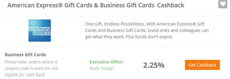 Topcashback Offering 2.25% Cash Back On American Express Gift Cards ... Topcashback Offering 2.25% Cash Back On American Express Gift Cards ...