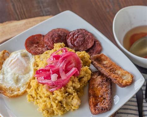 Typical Dominican Breakfast Typical Dominican Breakfast
