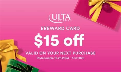 Ulta Ereward Card Offer Beginning 5 08 Free 15 Ereward Card With Ulta Ereward Card Offer Beginning 5 08 Free 15 Ereward Card With