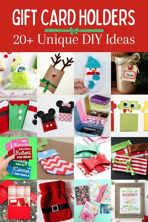 Unique Gift Card Holder Ideas