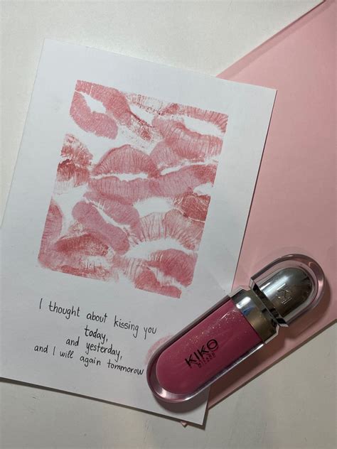 Valentine S Day Kiss Card Creative Gifts For Boyfriend Diy Gifts Valentine S Day Kiss Card Creative Gifts For Boyfriend Diy Gifts