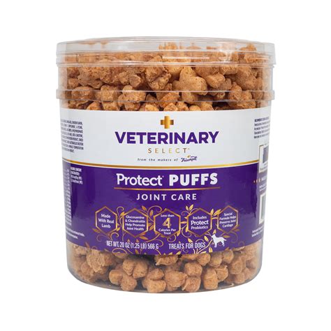 Veterinary Select Protect Puffs Joint Care Puffed Dog Treats 20 Oz Veterinary Select Protect Puffs Joint Care Puffed Dog Treats 20 Oz