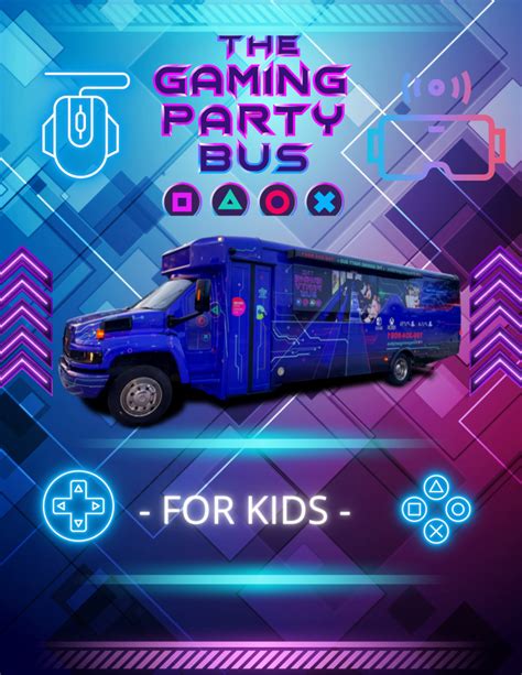 Video Game Birthday Parties The Best Gaming Party Bus For Kids
